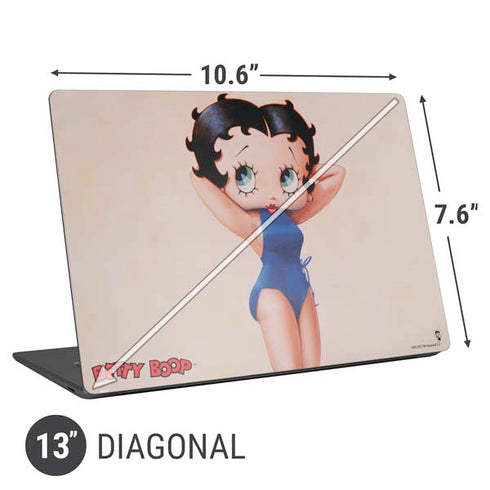 Betty Boop Swimsuit Universal Laptop 13in (10.6 x 7.6in) Skin